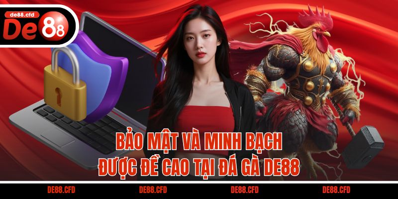 Bảo mật và minh bạch được đề cao tại đá gà DE88