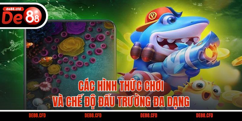Các hình thức chơi và chế độ đấu trường đa dạng