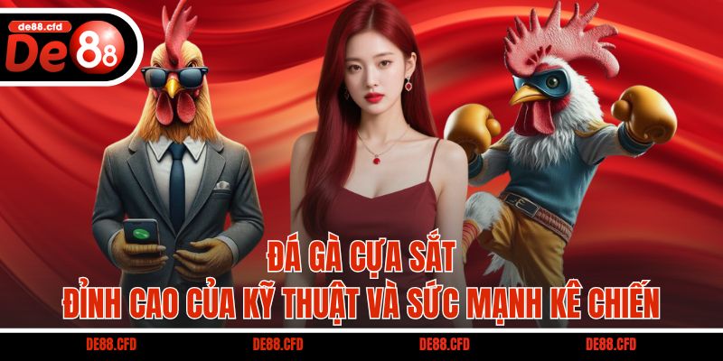 Đá gà cựa sắt - Đỉnh cao của kỹ thuật và sức mạnh kê chiến