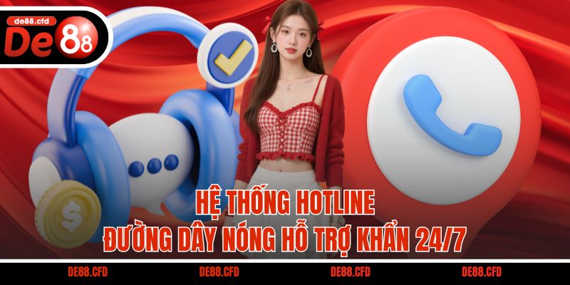Hệ thống Hotline đường dây nóng hỗ trợ khẩn 24/7