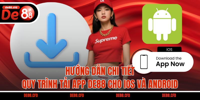 Hướng dẫn chi tiết quy trình tải app DE88 cho iOS và Android