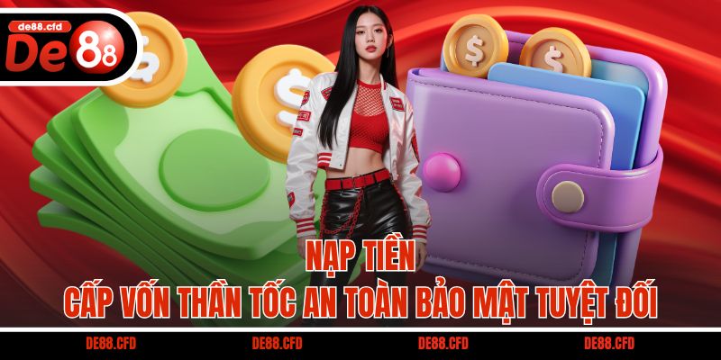 Nạp tiền – Cấp vốn thần tốc an toàn bảo mật tuyệt đối