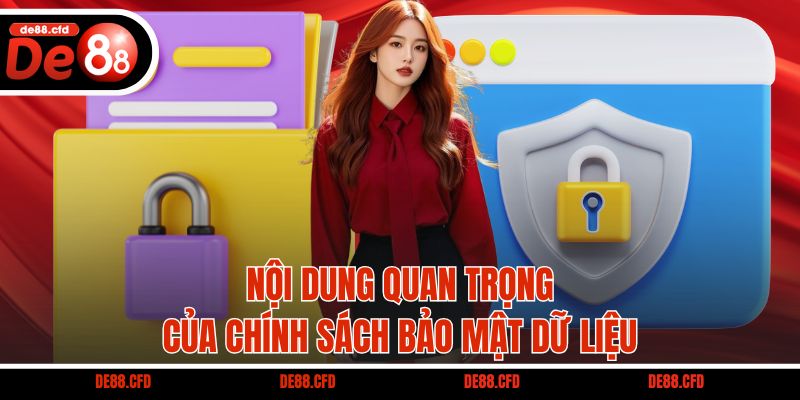 Nội dung quan trọng của chính sách bảo mật dữ liệu