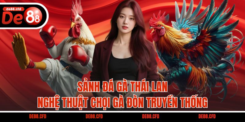 Sảnh đá gà Thái Lan - Nghệ thuật chọi gà đòn truyền thống