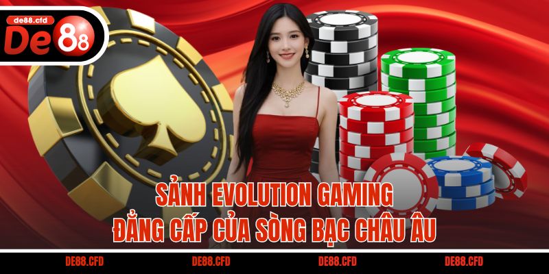 Sảnh Evolution Gaming - Đẳng cấp của sòng bạc châu Âu