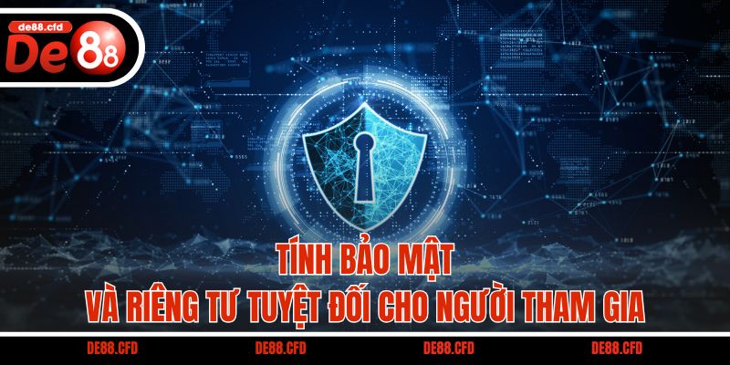 Tính bảo mật và riêng tư tuyệt đối cho người tham gia