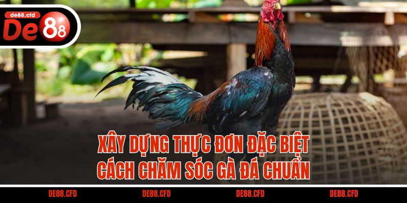 Xây dựng thực đơn đặc biệt – Cách chăm sóc gà đá chuẩn